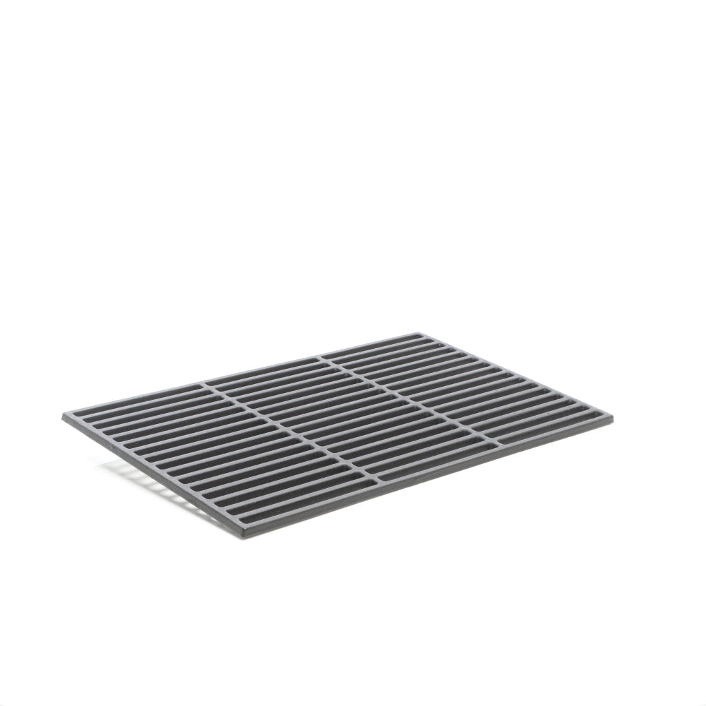 Griglia rettangolare in ghisa 60 x 40 cm per barbecue a carbone e a gas