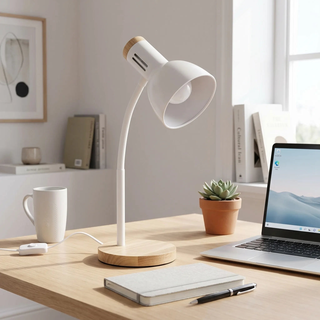 Lampada Da Scrivania Jnh046-1t White