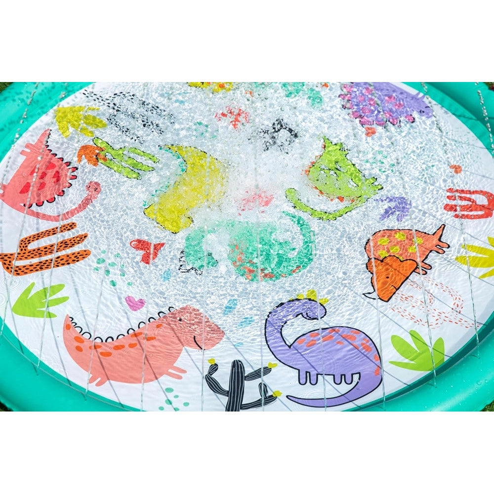 Trade Shop - Tappetino Gonfiabile Dinosauri Spruzzi Desert Dino Da 48"/122cm +2 Anni Giardino 52698 -