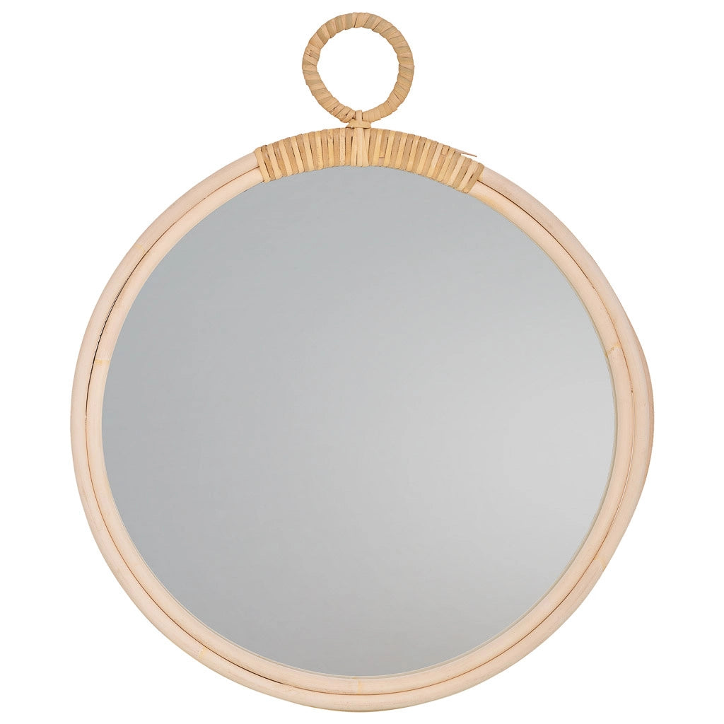 Specchio bambù marrone 37/35x02h