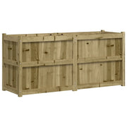 Fioriera | Cassetta per fiori | Vaso da Giardino 150x50x70 cm in Legno di Pino Impregnato