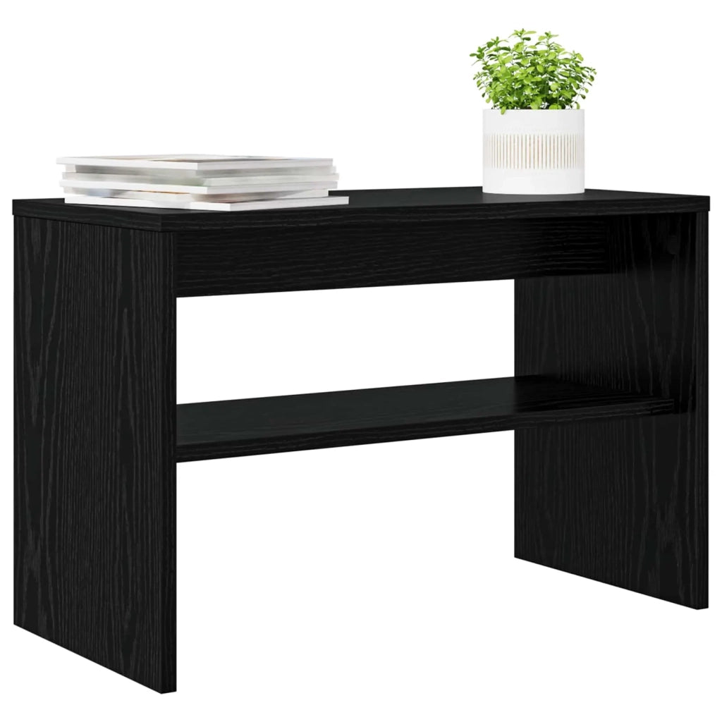 Mobile TV Rovere Nero 60 x 30 x 40 cm Legno multistrato