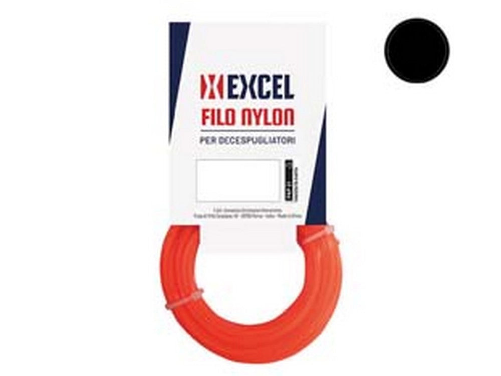 5blister filo per decespugliatore in nylon tondo arancio - ø mm.2 in matassa mt.15 cod:ferx.fer182102