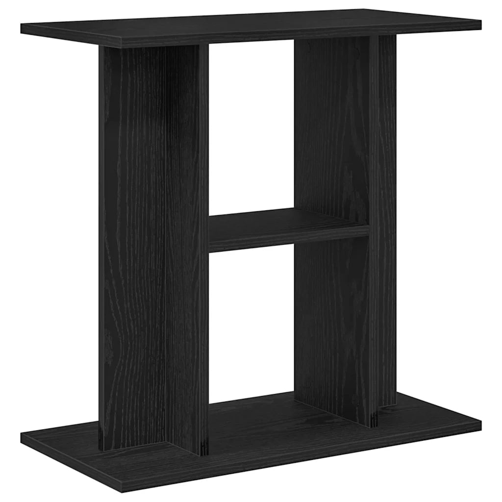 vidaXL Supporto Acquario 60x30x60 cm Legno Multistrato Rovere Nero