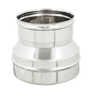 Riduzione inox da m 220 a f variabile spessore 6 decimi aisi 304, diametro 160mm