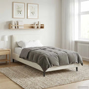 Duvet Invernale Grigio chiaro 135 x 200 cm Microfibra 42026085
