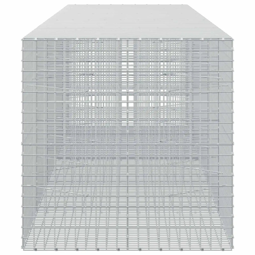 Gabione con filo da 5 mm e rete da 5x5 cm 500x100x100 cm 3464356