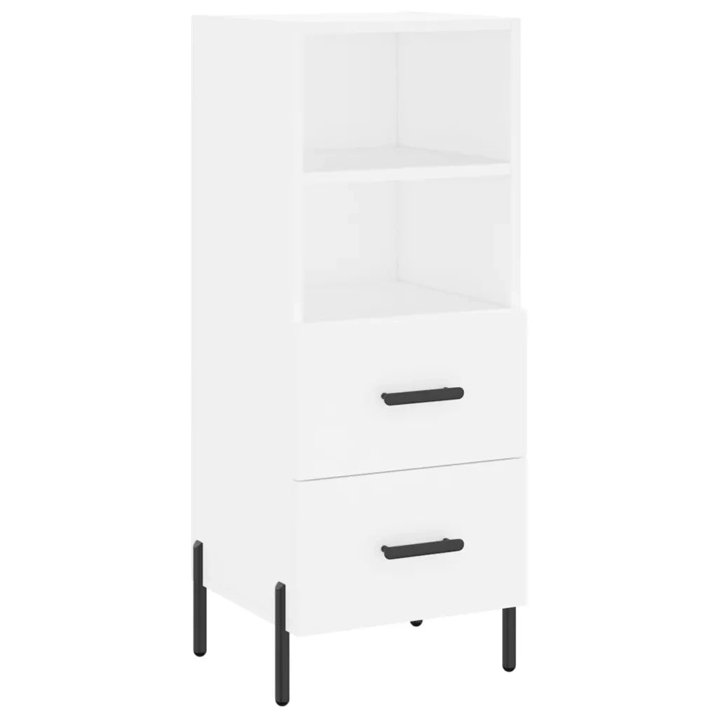 Credenza Bianca 34,5x34x180 cm in Legno Multistrato 3198921