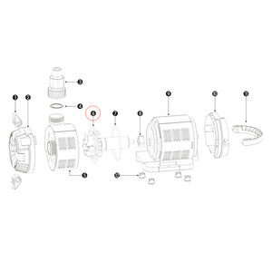 Set rotore di ricambio per pompa per laghetti CET-15000 Pompa filtrante SuperECO