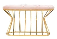 Panca Zig Rosa cm 91X38X52