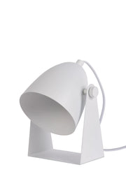 Lampada da tavolo faretto bianca E14 metallo Lucide Chago