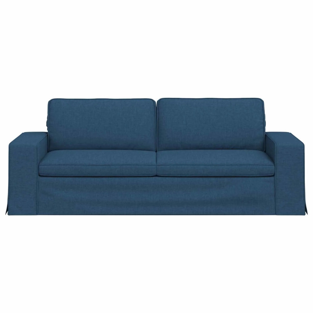 Divano Blu 222 x 80 x 82 cm Tessuto