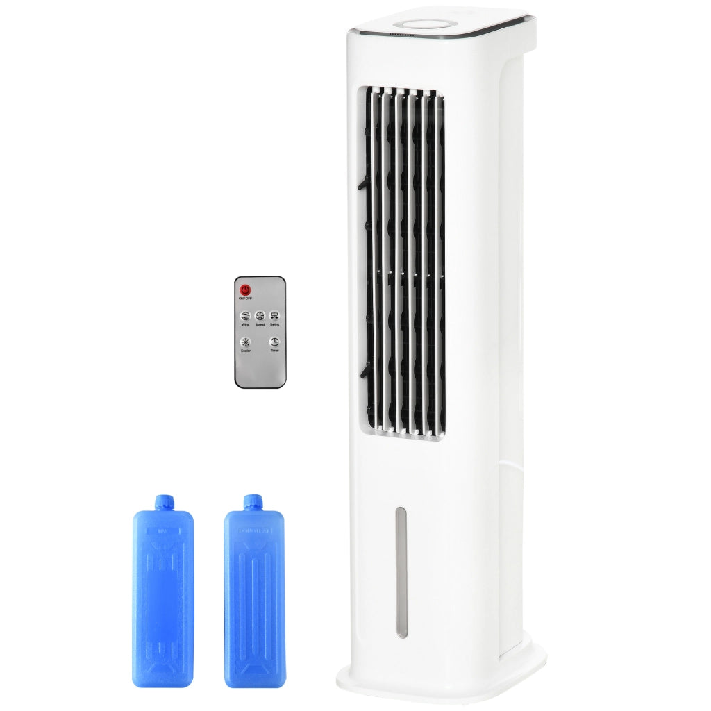 Raffreddatore d'aria 2 in 1 con raffreddamento ad acqua ¨C zephmum ¨C Serbatoio 5L, timer 12h, per 20 m2