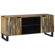Mobile TV 105x33.5x46 cm Legno massello di mango e legno ingegnerizzato