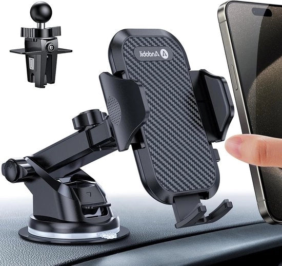 Supporto per Telefono cellulare per Auto - 2024 Supporto per Ventilatore più Nuovo - Supporto per Vaso di Suctione - Accessori per Auto Universali per iPhone 15 Pro Max 14 13 12 11 Samsung Galaxy S24 Ultra S23 S22
