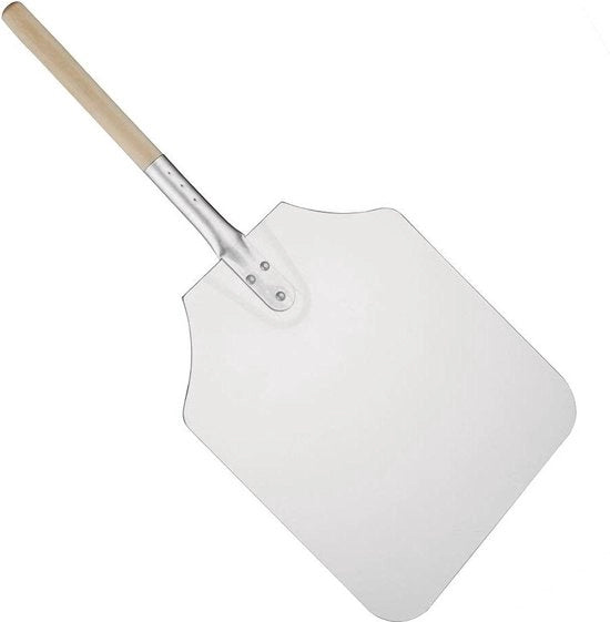 Spiedino per Pizza in Legno e Alluminio 31x36cm per Uso Commerciale e Ristorante