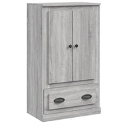 Buffet credenza cassettiera mobiletto mobile contenitore organizer cucina soggiorno salotto rovere Sonoma alto 60 x 35,5 x 103,5 cm legno ingegnerizzato grigio 02_0035379