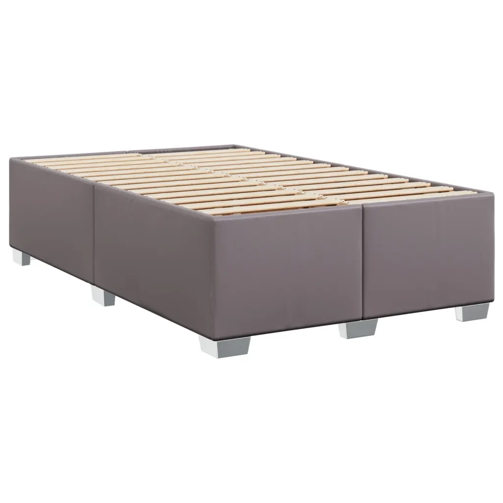 Giroletto-Struttura Letto Grigio 120x200 cm in Similpelle 904746