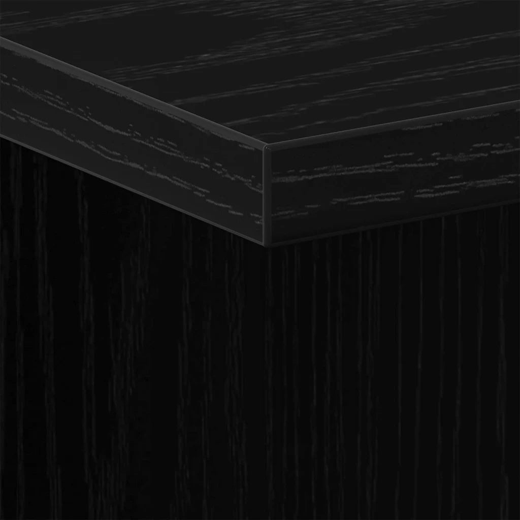 Armadio da Notte Rovere Nero 35 x 35 x 55 cm 862617