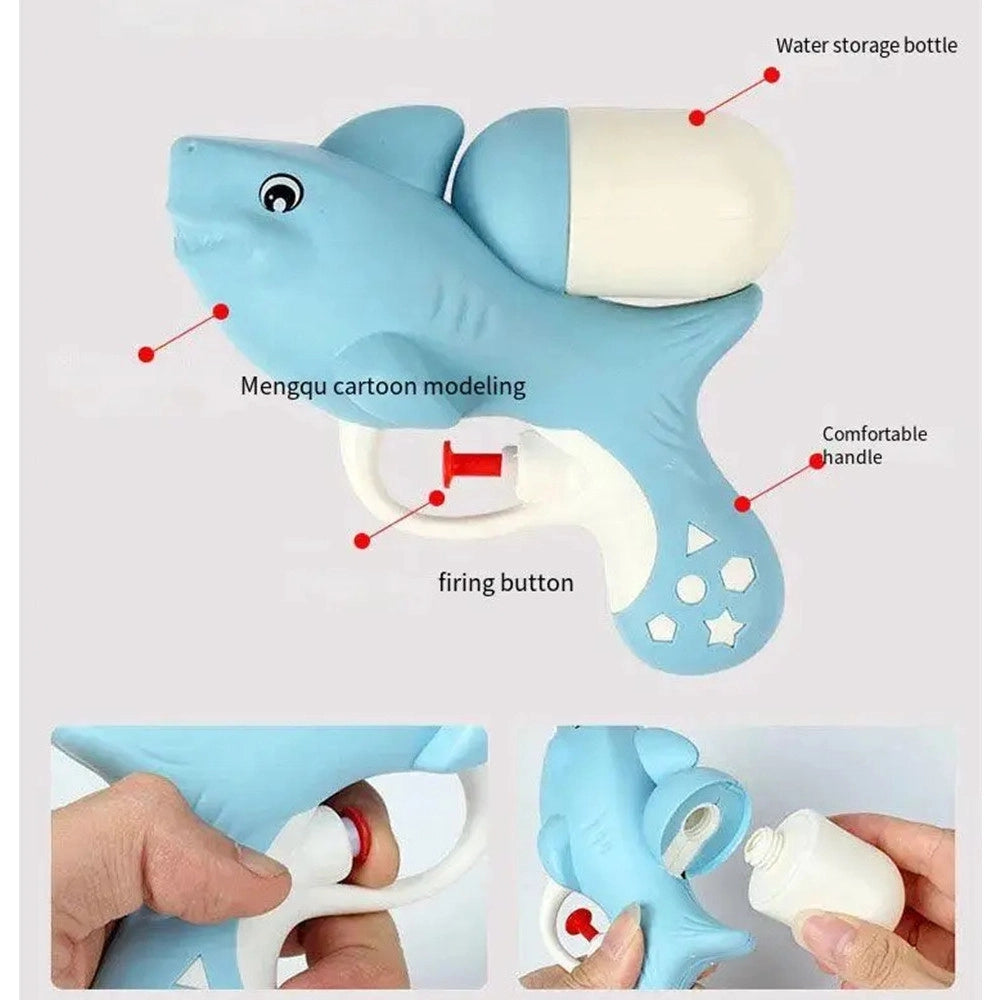 Trade Shop - Mini Pistola A Spruzzo D'acqua Per Bambini Animaletti Gioco Combattimenti 14x12cm 618557 -