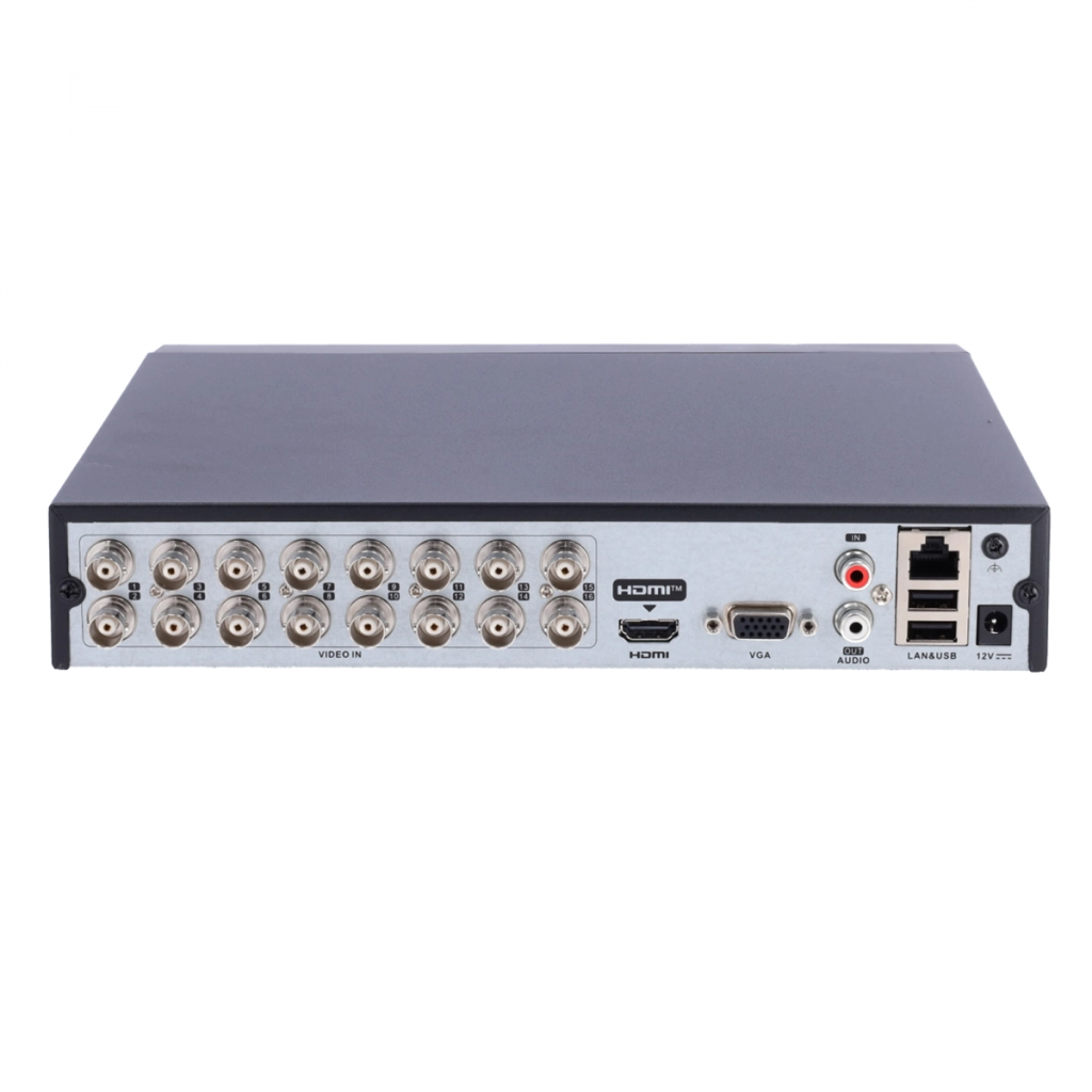 Hikvision DVR XVR 16 Canali 5 MPX 3k AHD/HD/TVI/CVBS/TCP/IP Cloud P2P H.265+