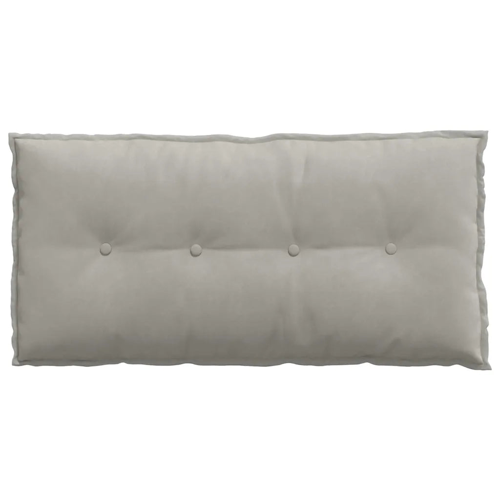 Cuscino per Schiena Grigio chiaro 100 x 50 cm