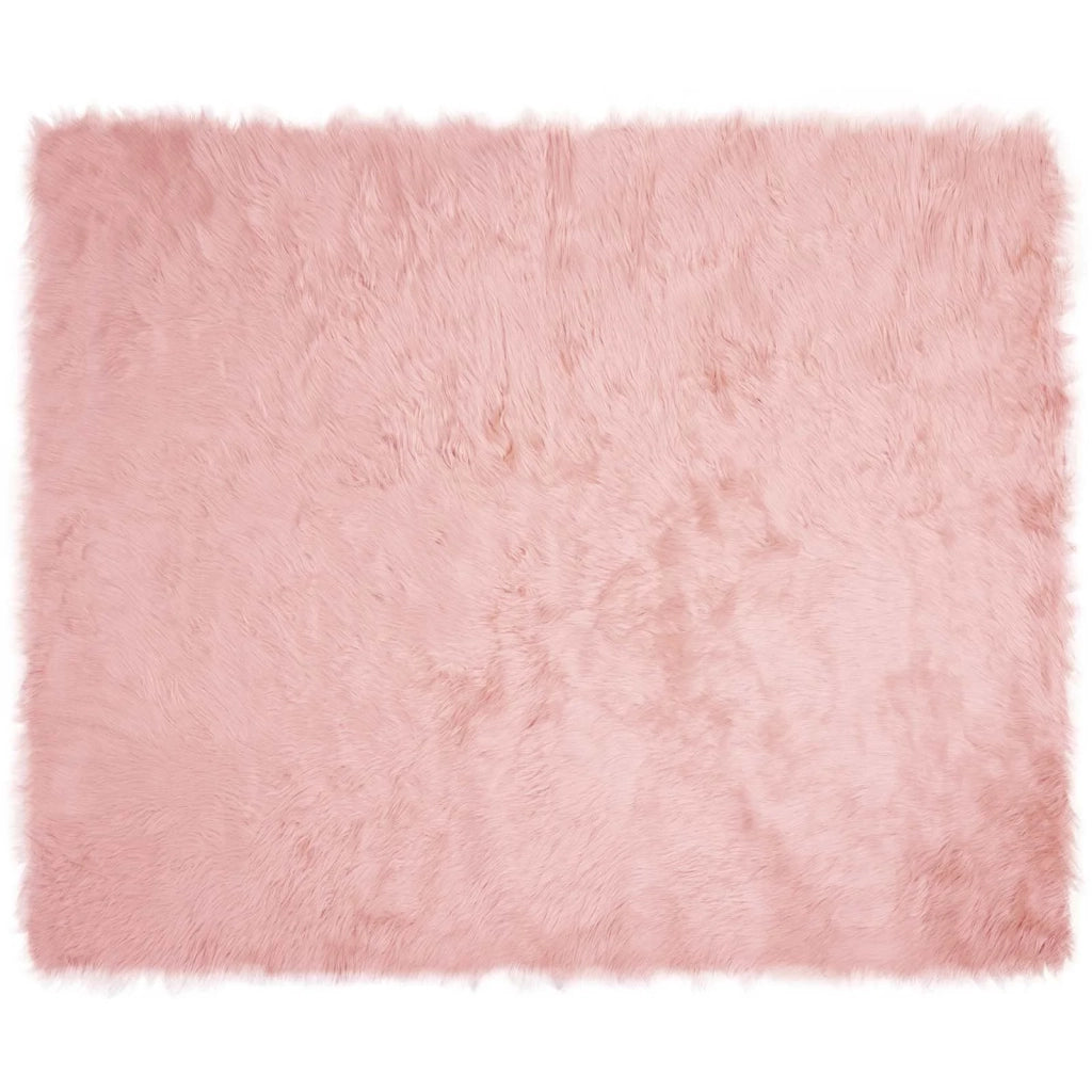 Tappeto in finta TAFALLA Rosa 200 x 280 cm Poliestere