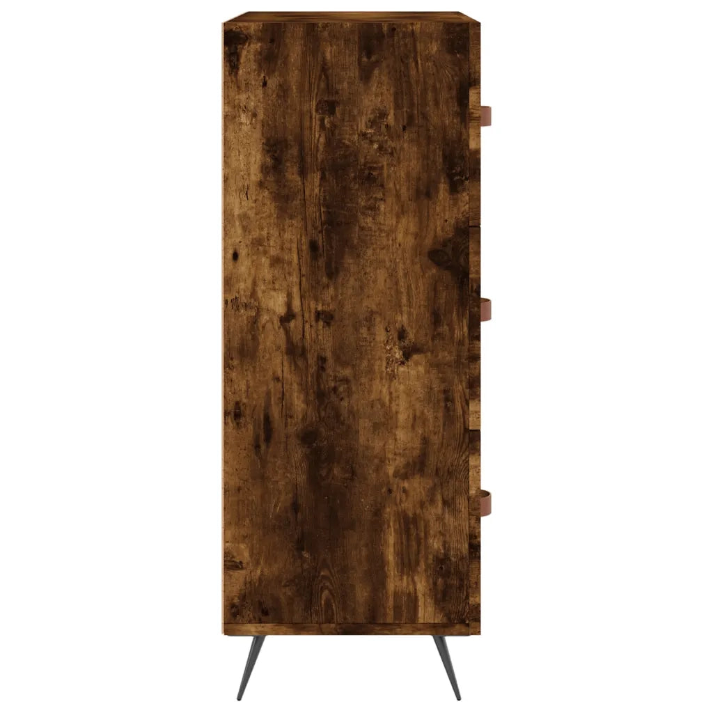 Cassettiera Rovere Fumo 69,5x34x90 cm in Legno Multistrato 827825