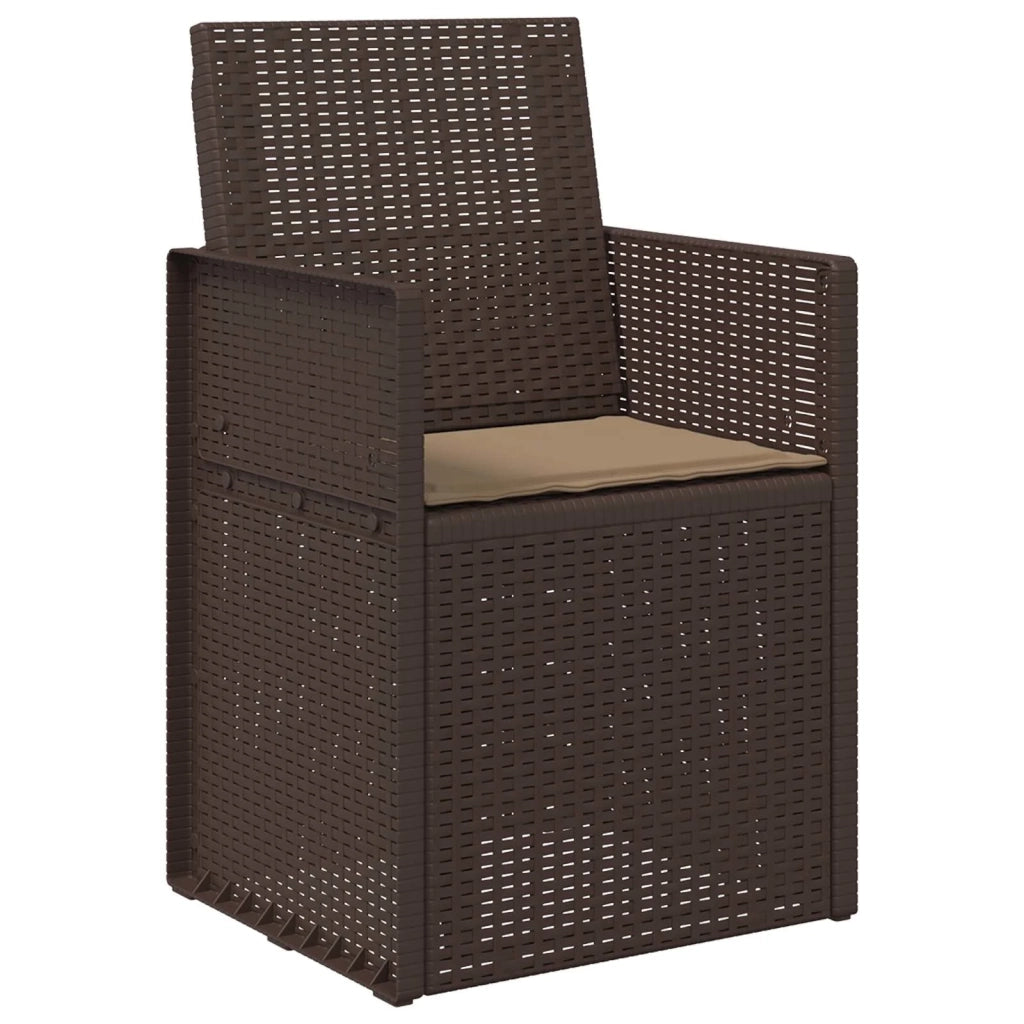 Cuscini per Seduta 2 pcs Tortora 47 x 36 x 2 cm Poliestere