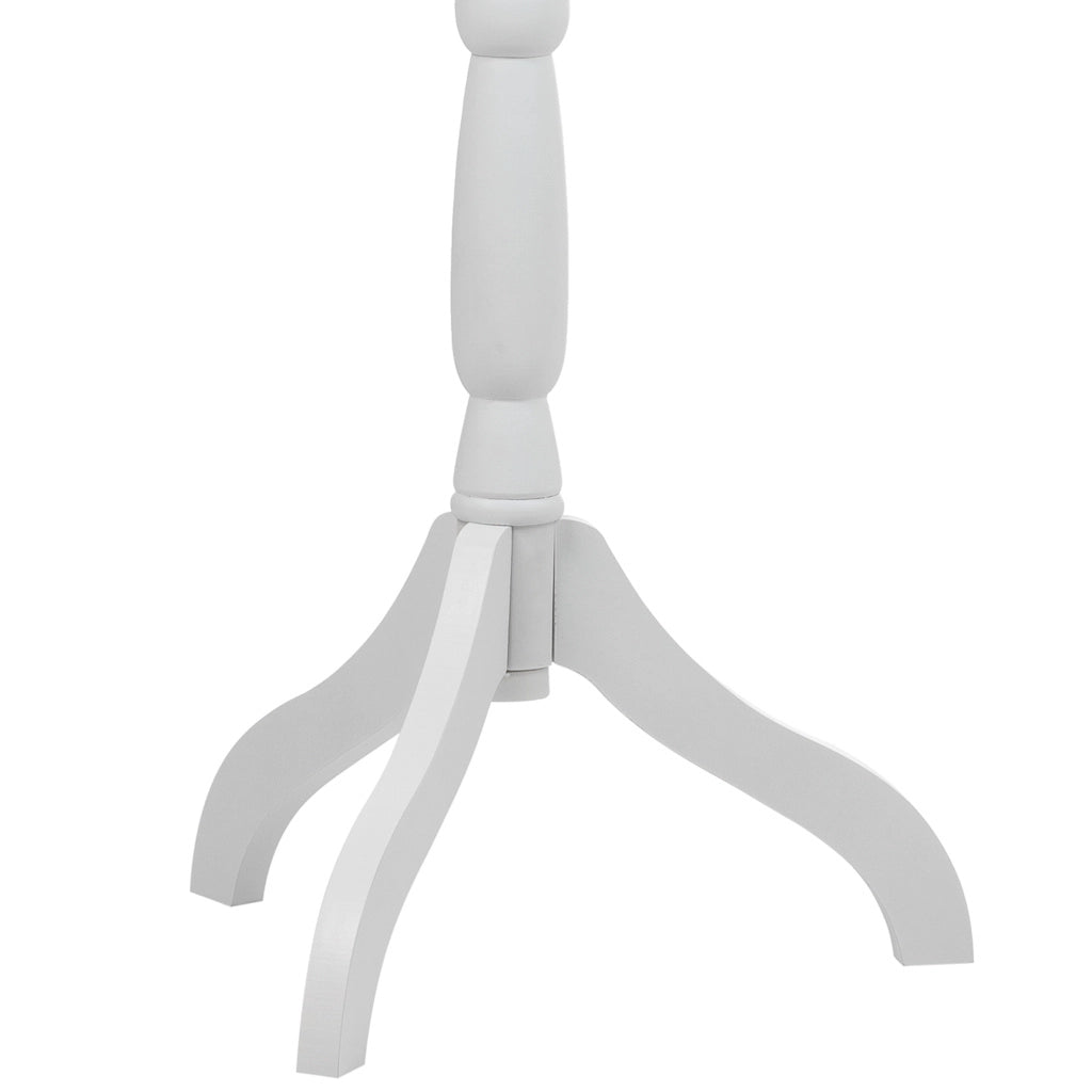 Manichino in legno e schiuma rivestito in tessuto color panna 24x37,5x168h