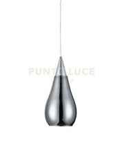 SOSPESI-LED F Sospensione 1 luce a led 12W 3000k colore fumè senza base d.10cm h23cm