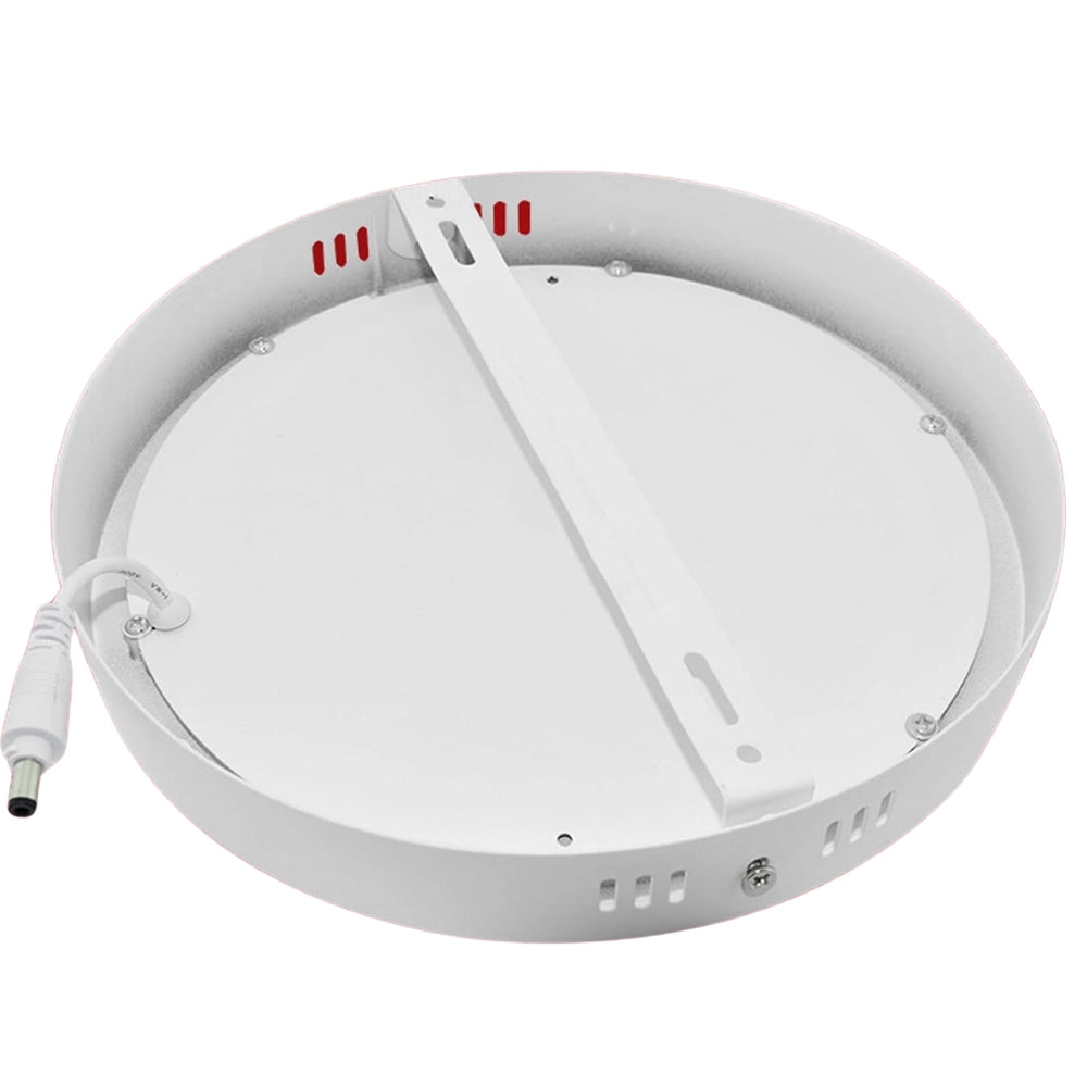 Mini pannello led backlit surface rotondo slim con superficie retroilluminata *** potenza 6w, confezione 1
