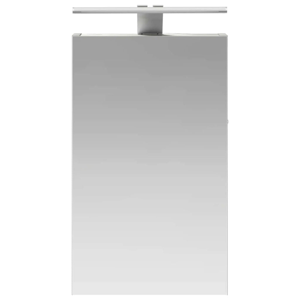 Mobiletto per specchio da bagno con lo scaffale Grigio cemento 889018