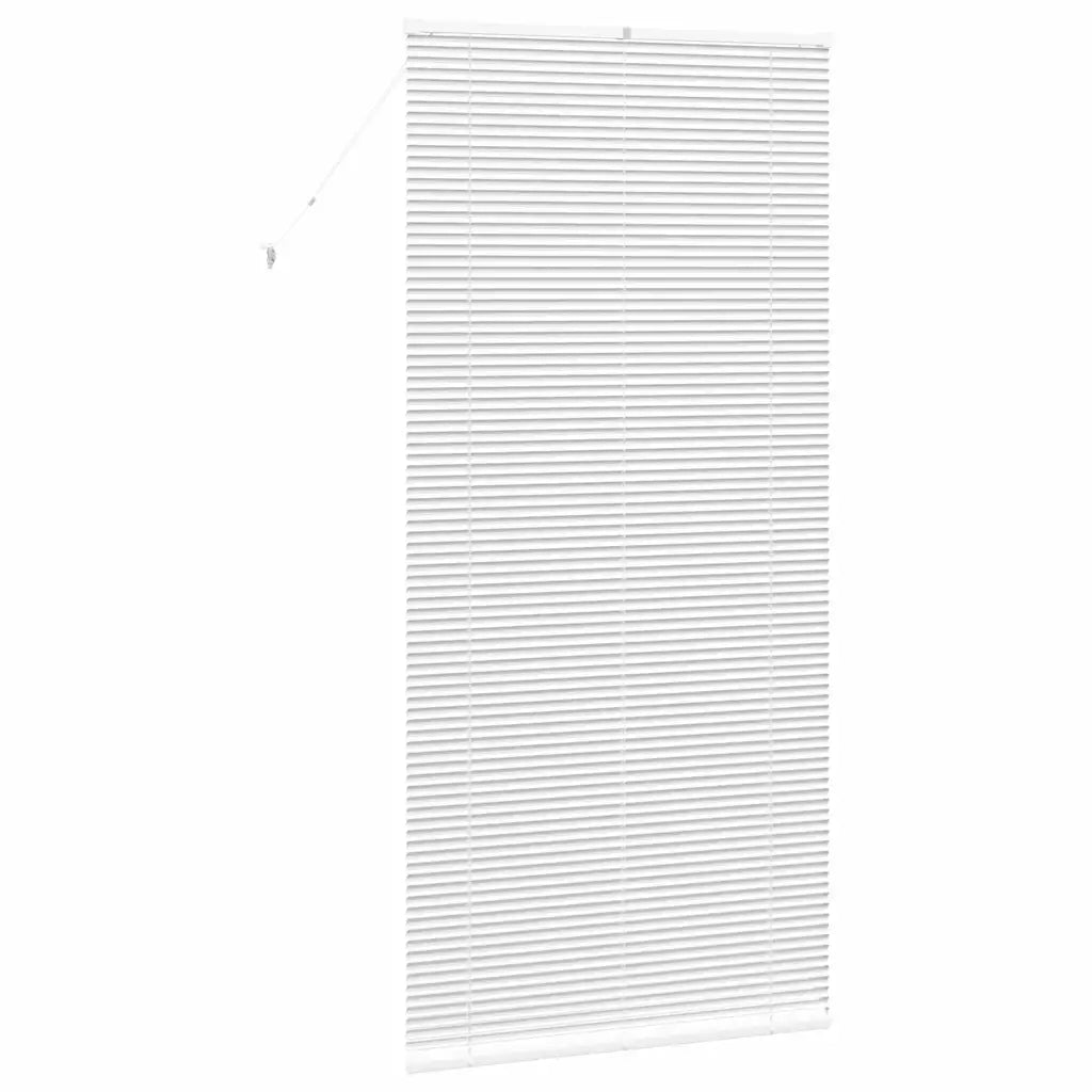 vidaXL Tenda per Finestra con tende Manuale Bianco Alluminio