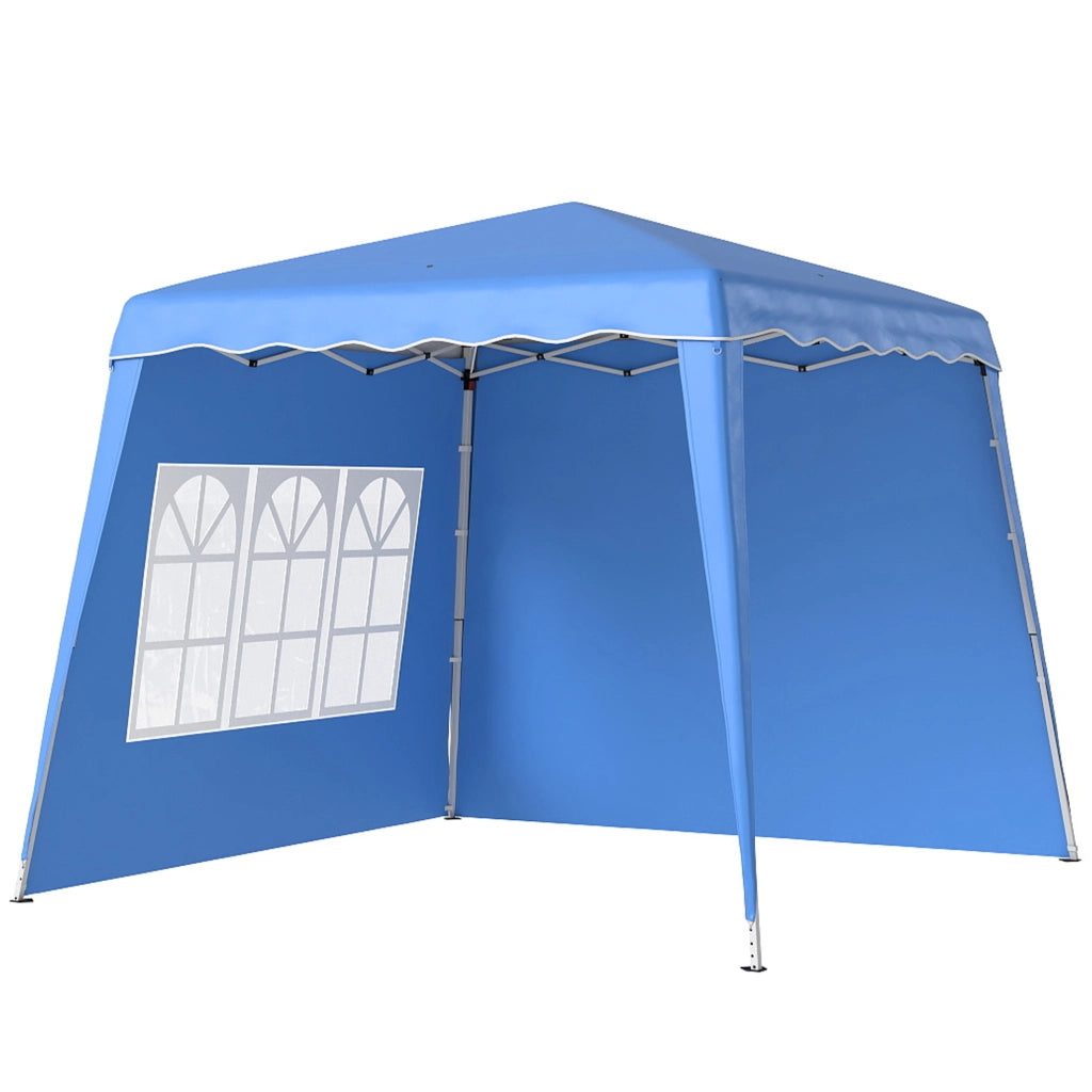 Gazebo da Giardino Pieghevole ¨C zephmum ¨C Blu 289x289x220 cm
