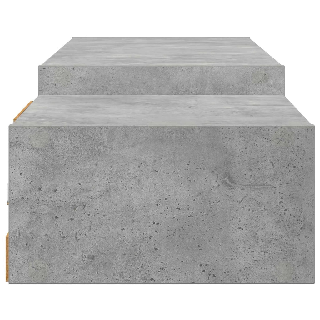 Mobile TV da Parete A parete Grigio Cemento 180 x 28 x 21 cm 8006008