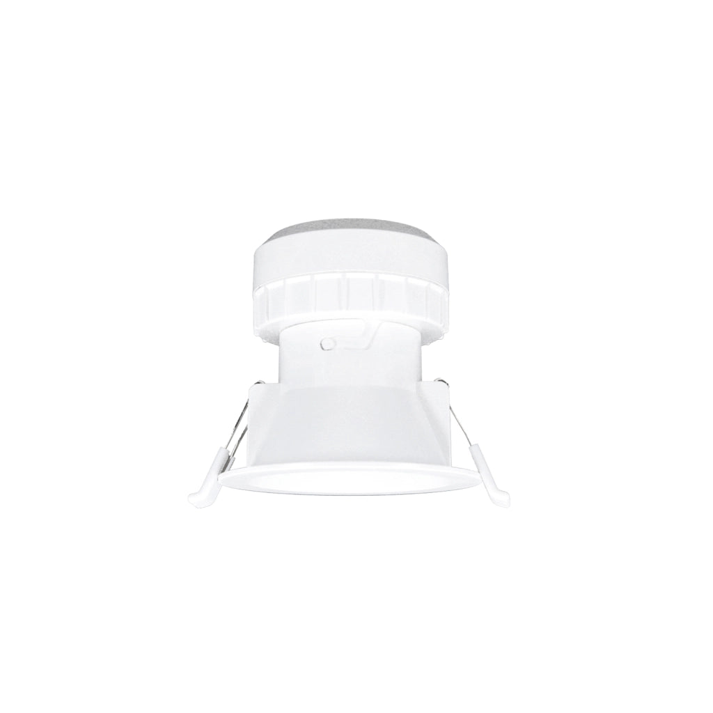 Faretto LED da incasso Pulcom R 8W 38º con tecnologia CCT Switch 2700K/3200K/4000K, finitura Bianco Opaco per interni - Beneito & Faure