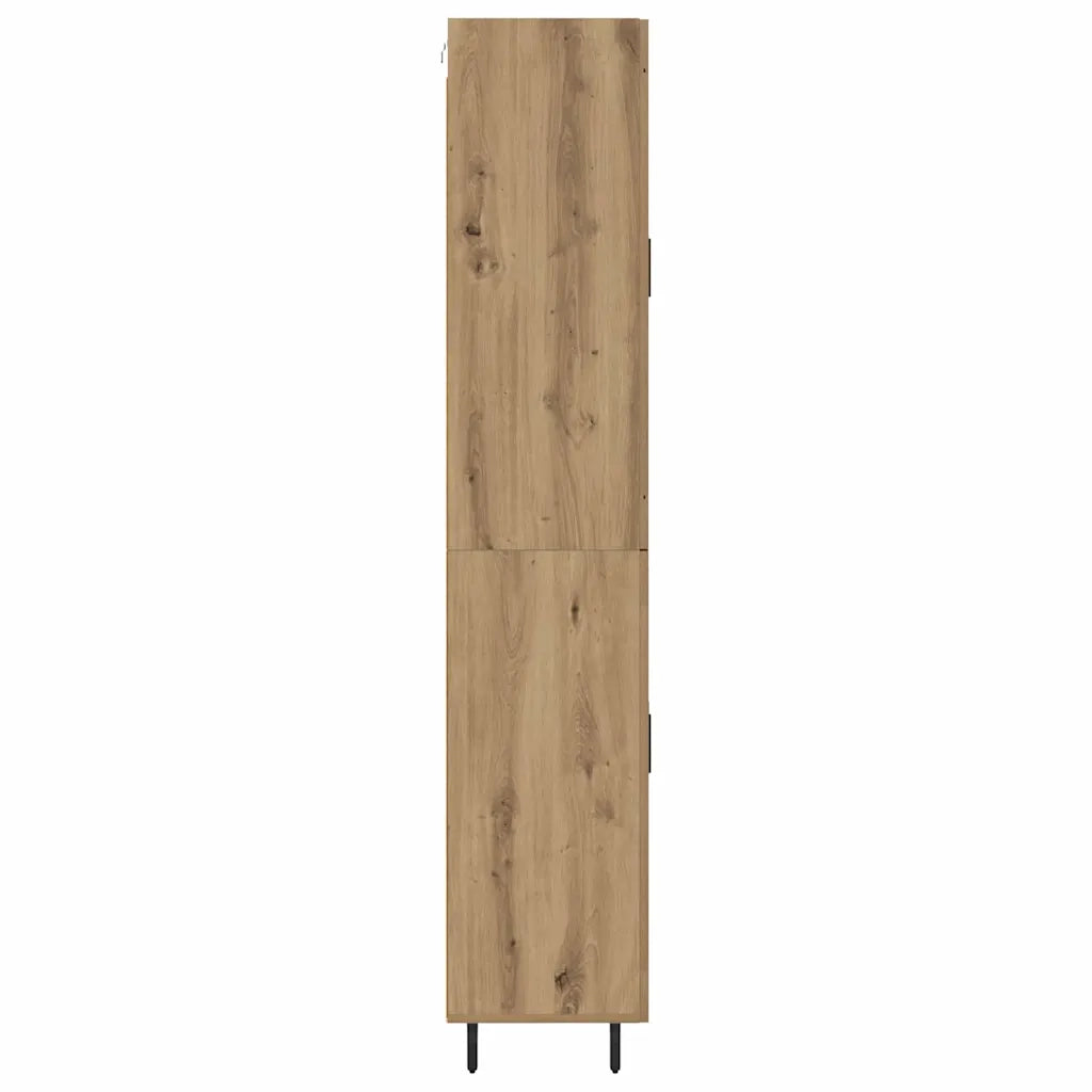Credenza 2 pcs Rovere artigianale 69,5 x 34 x 180 cm 3415948