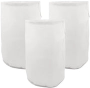 Set di sacchetti cilindrici in nylon - 200 mesh - confezione da 3 - 30 x 20 cm - riutilizzabili