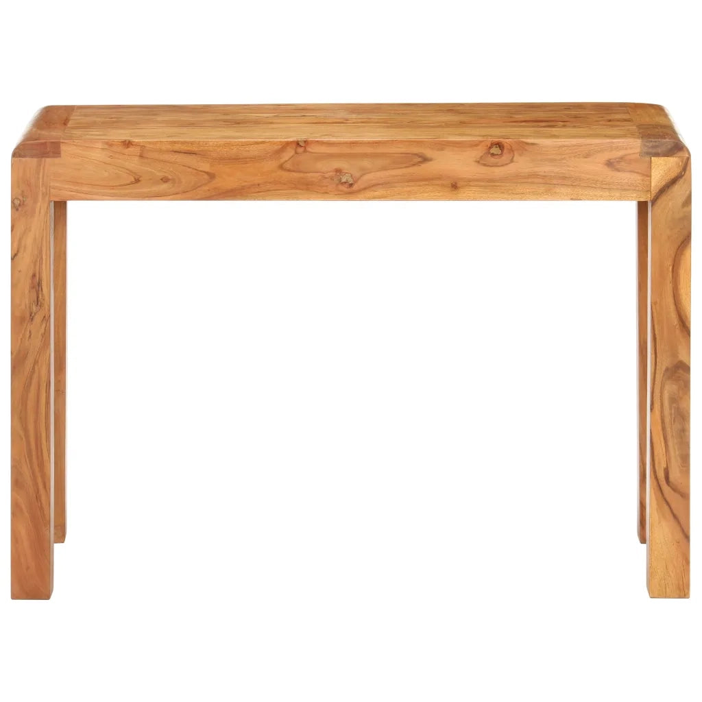 Tavolo Consolle 110x40x76 cm Massello Acacia Finitura Ambra 289629