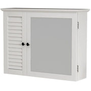 Armadio da bagno, bianco 69x15x49 cm