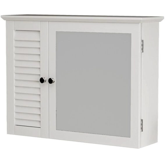 Armadio da bagno, bianco 69x15x49 cm