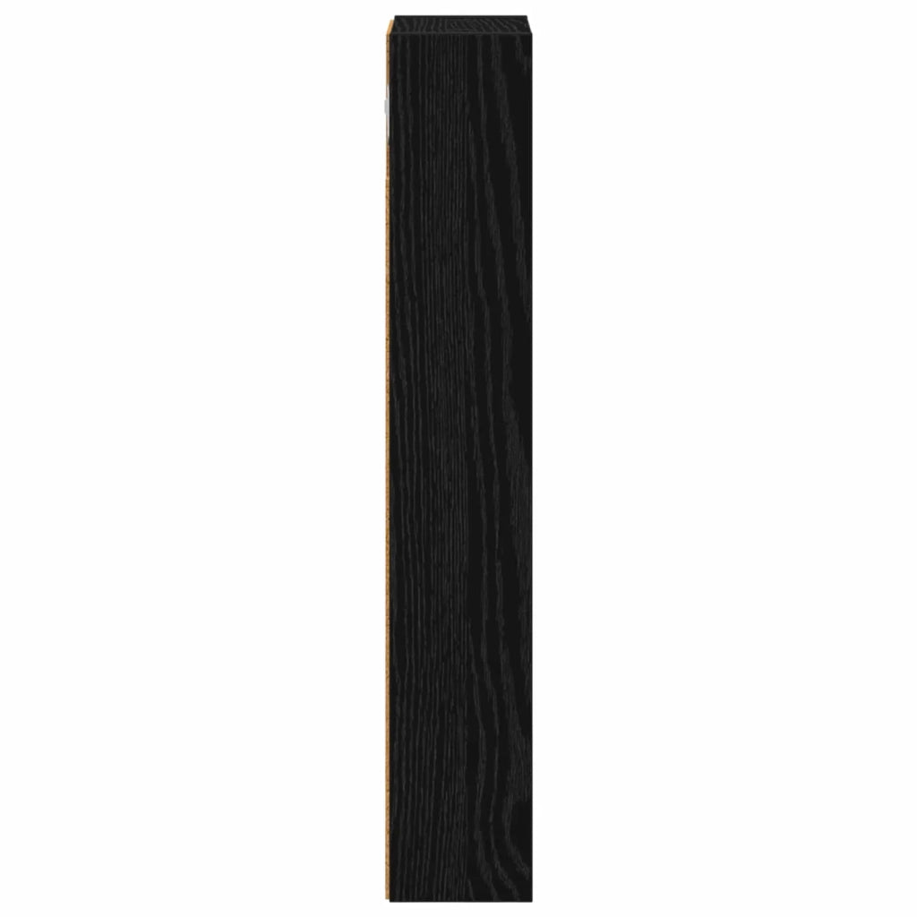 Armadio da bagno a muro Rovere Nero 20 x 10 x 60,5 cm 889288