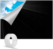 Gordino di oscuramento senza foratura 200 x 145 cm - 3M adesivo termoisolante - zonterapia - finestra da soffitto - camera da letto - giardino - zonterapia per auto - zanzariera con gomito.
