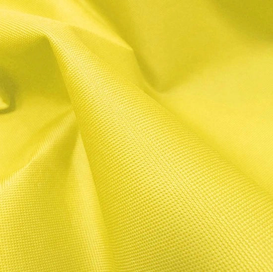 Tela Canvas Duro 600D Impermeabile a Uso Esterno Venduta per Metro - Giallo 2 Metro (200cm x 150cm)