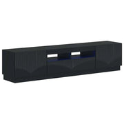 Mobile TV LED a 5 pezzi Nero Legno ingegnerizzato 3416838