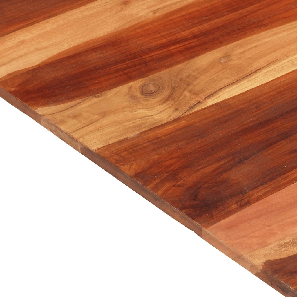 Piano Tavolo in Legno Massello di Acacia 15-16 mm 70x70 cm 285984