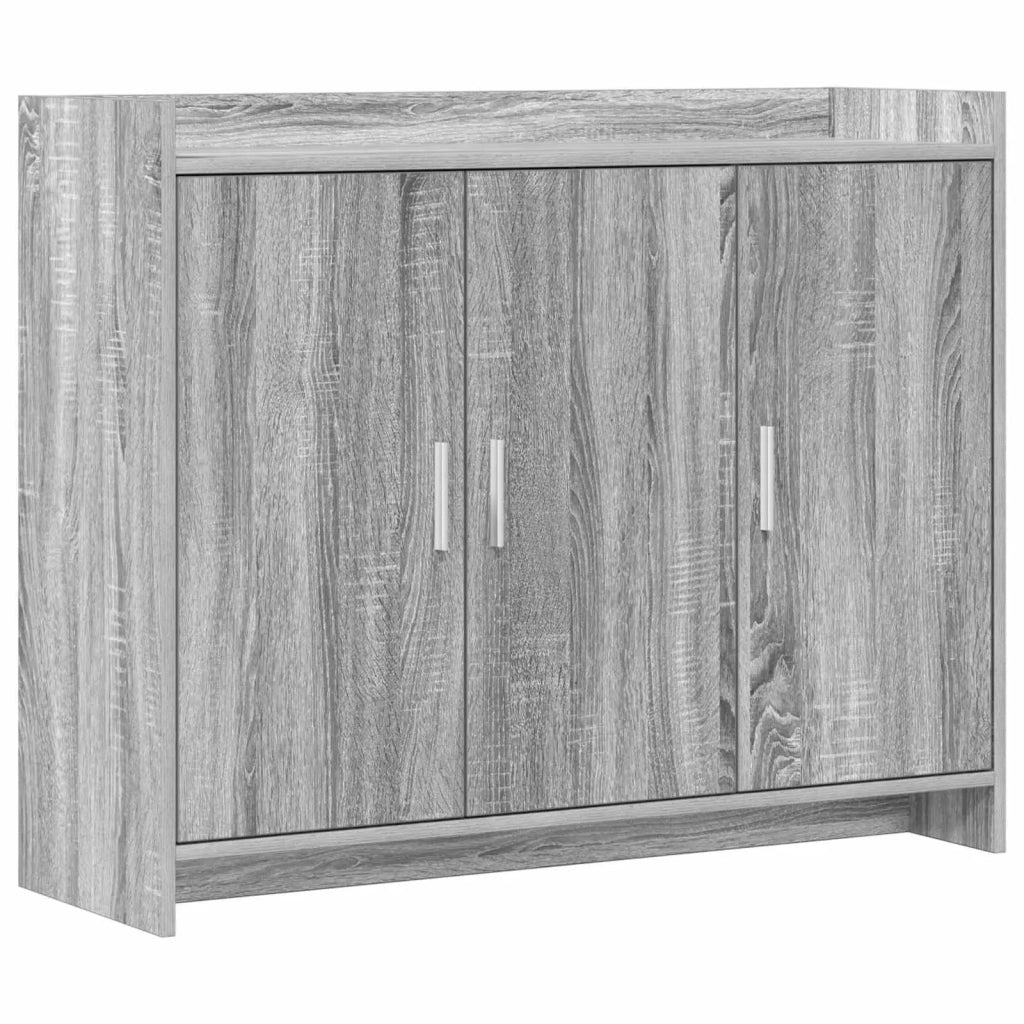Credenza Sonoma grigio 98,5 x 33 x 80 cm Legno ingegnerizzato 8011128