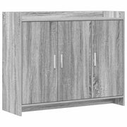 Credenza Sonoma grigio 98,5 x 33 x 80 cm Legno ingegnerizzato 8011128