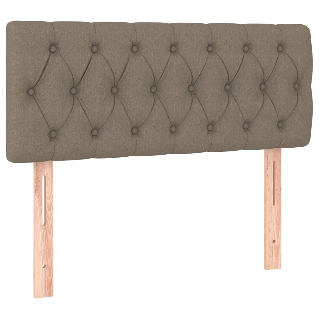 Giroletto a Molle con Materasso Tortora 90x190 cm in Tessuto